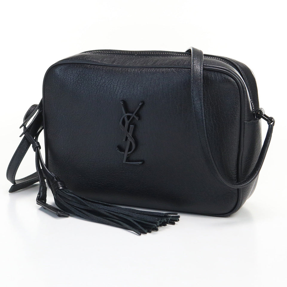 Saint Laurent- Lou Shoulder Bag Crossbody Black Leather