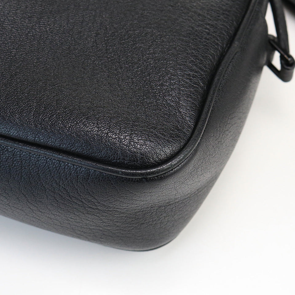 Saint Laurent- Lou Shoulder Bag Crossbody Black Leather