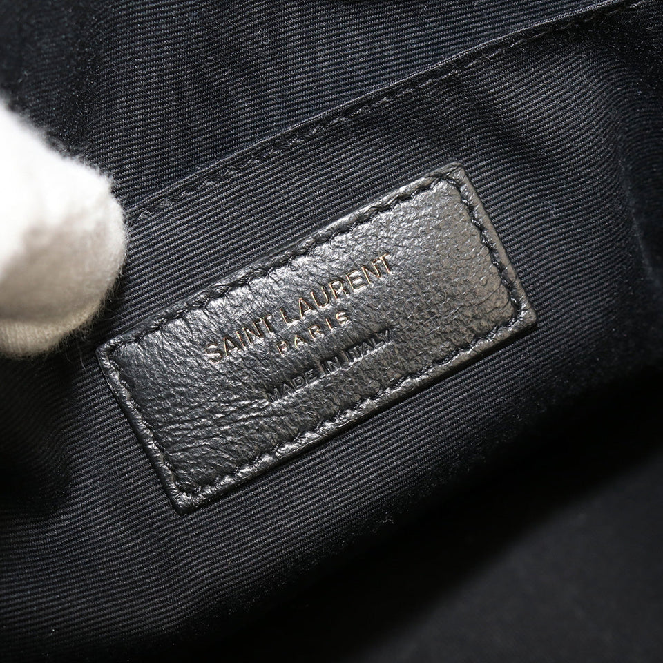 Saint Laurent- Lou Shoulder Bag Crossbody Black Leather