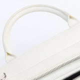 Saint Laurent- Cava Rive Gauche Handbag Leather White