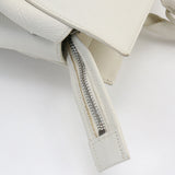 Saint Laurent- Cava Rive Gauche Handbag Leather White