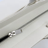 Saint Laurent- Cava Rive Gauche Handbag Leather White