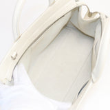 Saint Laurent- Cava Rive Gauche Handbag Leather White