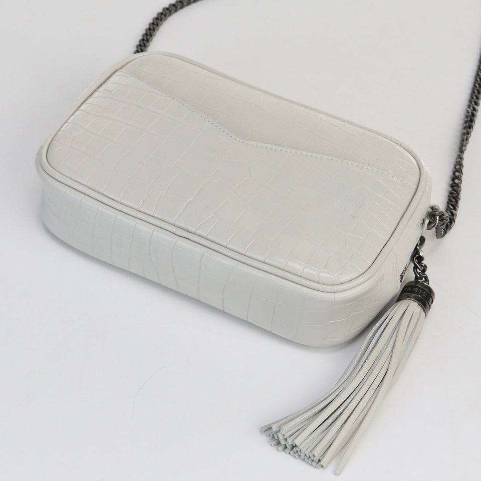 Saint Laurent- Roux Mini Crossbody Shoulder Bag Leather
