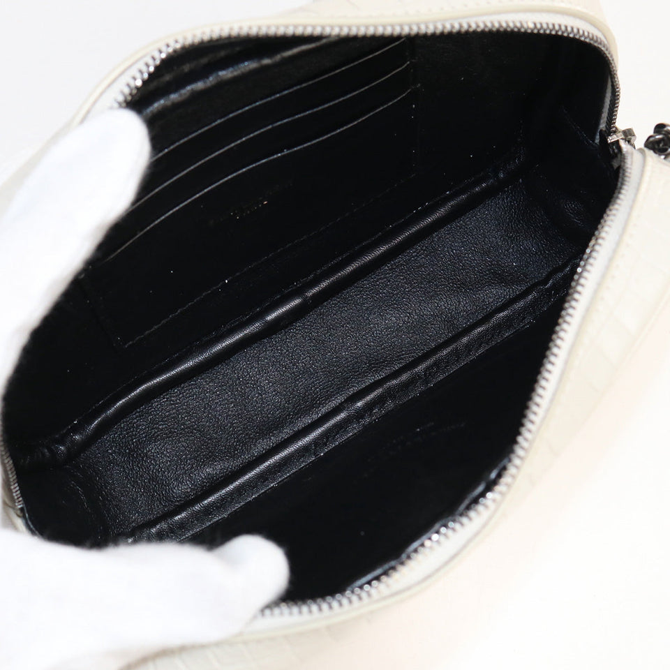 Saint Laurent- Roux Mini Crossbody Shoulder Bag Leather