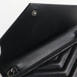 Saint Laurent- Chain Wallet Leather Black