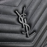 Saint Laurent- Chain Wallet Leather Black