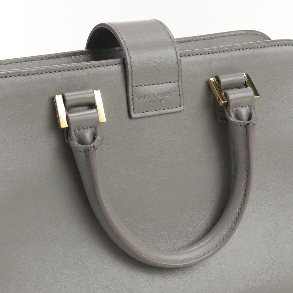 Saint Laurent- Baby Cabas Handbag Leather