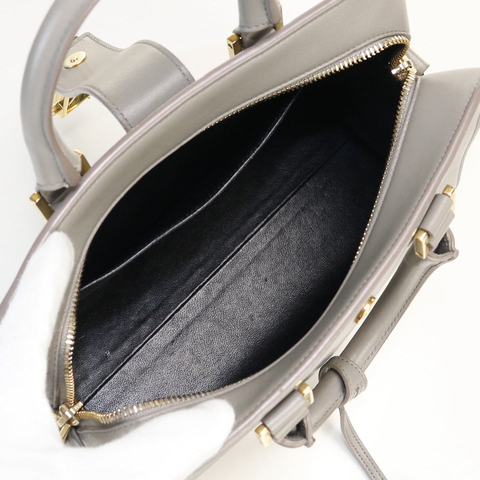 Saint Laurent- Baby Cabas Handbag Leather