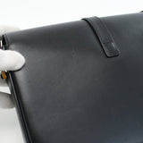 Saint Laurent- University Crossbody Shoulder Bag Leather Black