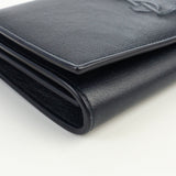 Saint Laurent- Chain Wallet Leather Black