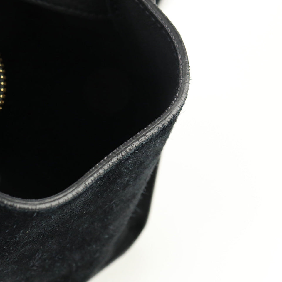 Saint Laurent- Downtown Handbag Calf Black