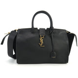 Saint Laurent- Downtown Handbag Calf Black