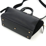 Saint Laurent- Downtown Handbag Calf Black