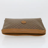 Gucci Micro GG Canvas Clutch Bag PVC Leather Beige 014•58•0198 uy121