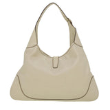 Gucci Sherry Line Jackie Shoulder Bag Leather Beige Brown 153029 uy125