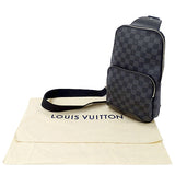 Louis Vuitton Damier Graphite Body Shoulder Bag Black