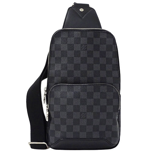 Louis Vuitton Damier Graphite Body Shoulder Bag Black