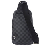 Louis Vuitton Damier Graphite Body Shoulder Bag Black