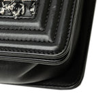 Chanel Boy Chanel Leather Tweed Shoulder Bag