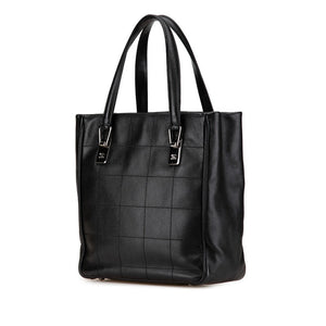 Chanel Choco Bar Caviar Skin Tote Bag