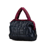 Chanel DouDoune Coco Neige Emboss Logo Nylon Wool 2way Bag