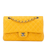 Chanel Matelasse Coco Mark W Flap Lambskin Shoulder Bag