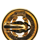 Chanel Gold Plated Coco Mark Earrings