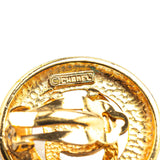 Chanel Gold Plated Coco Mark Earrings