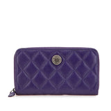 Chanel Coco Mark Matelasse Lambskin Long Wallet