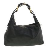 Gucci Shoulder Bag Leather Black 115867 yb002