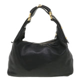 Gucci Shoulder Bag Leather Black 115867 yb002