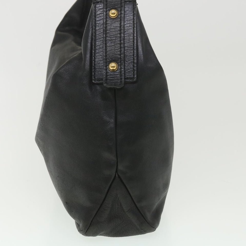 Gucci Shoulder Bag Leather Black 115867 yb002
