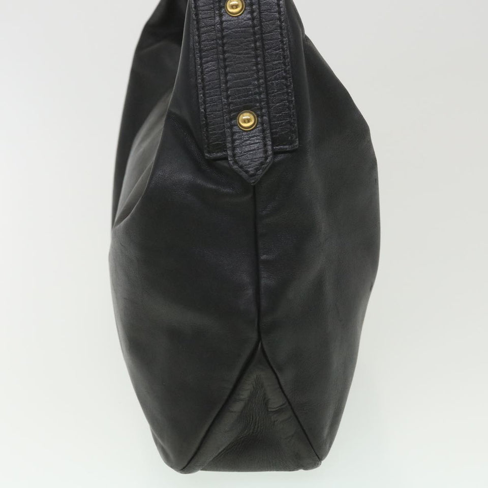Gucci Shoulder Bag Leather Black 115867 yb002