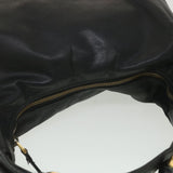 Gucci Shoulder Bag Leather Black 115867 yb002