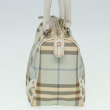 Luxury Burberry Nova Check Hand Bag PVC Blue Auth yk13985
