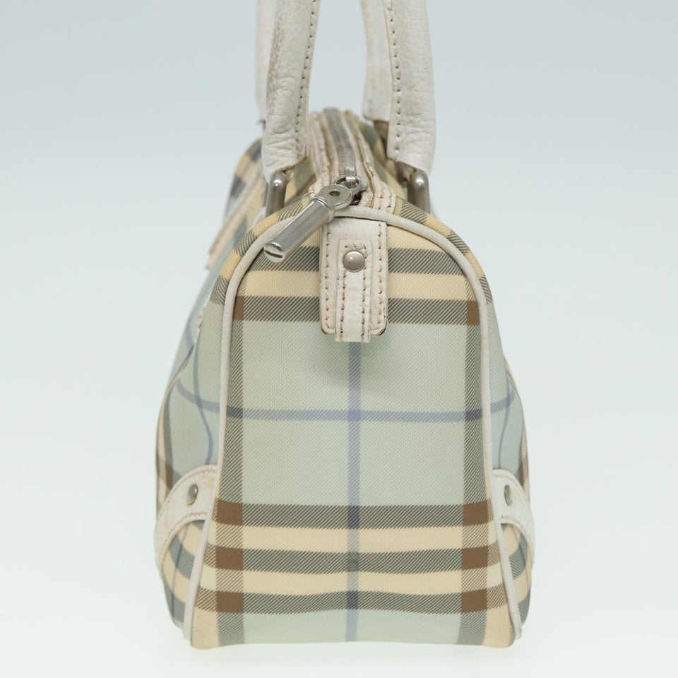 Luxury Burberry Nova Check Hand Bag PVC Blue Auth yk13985