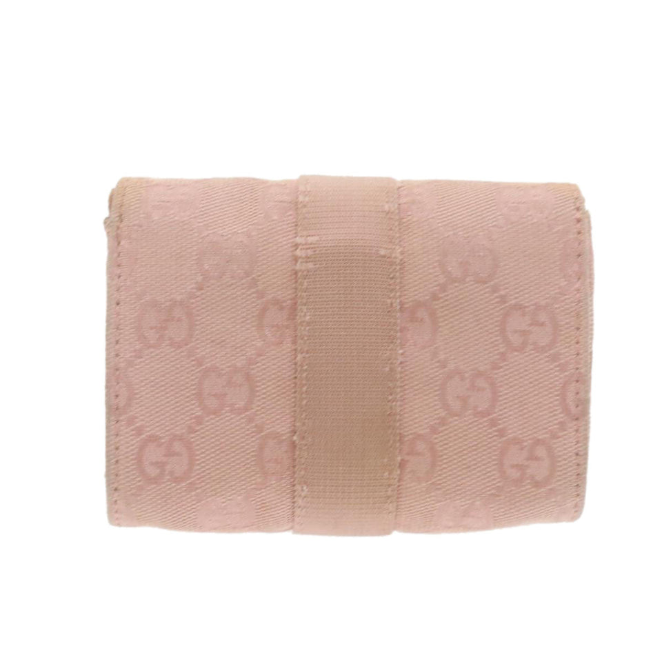 Gucci GG Canvas Pouch Pink 0391055 yk1437