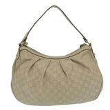 Gucci Guccissima Shoulder Bag Leather White yk4024