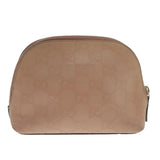 Gucci GuccissimaLeather GG Canvas Cosmetic Pouch Pink yk4172