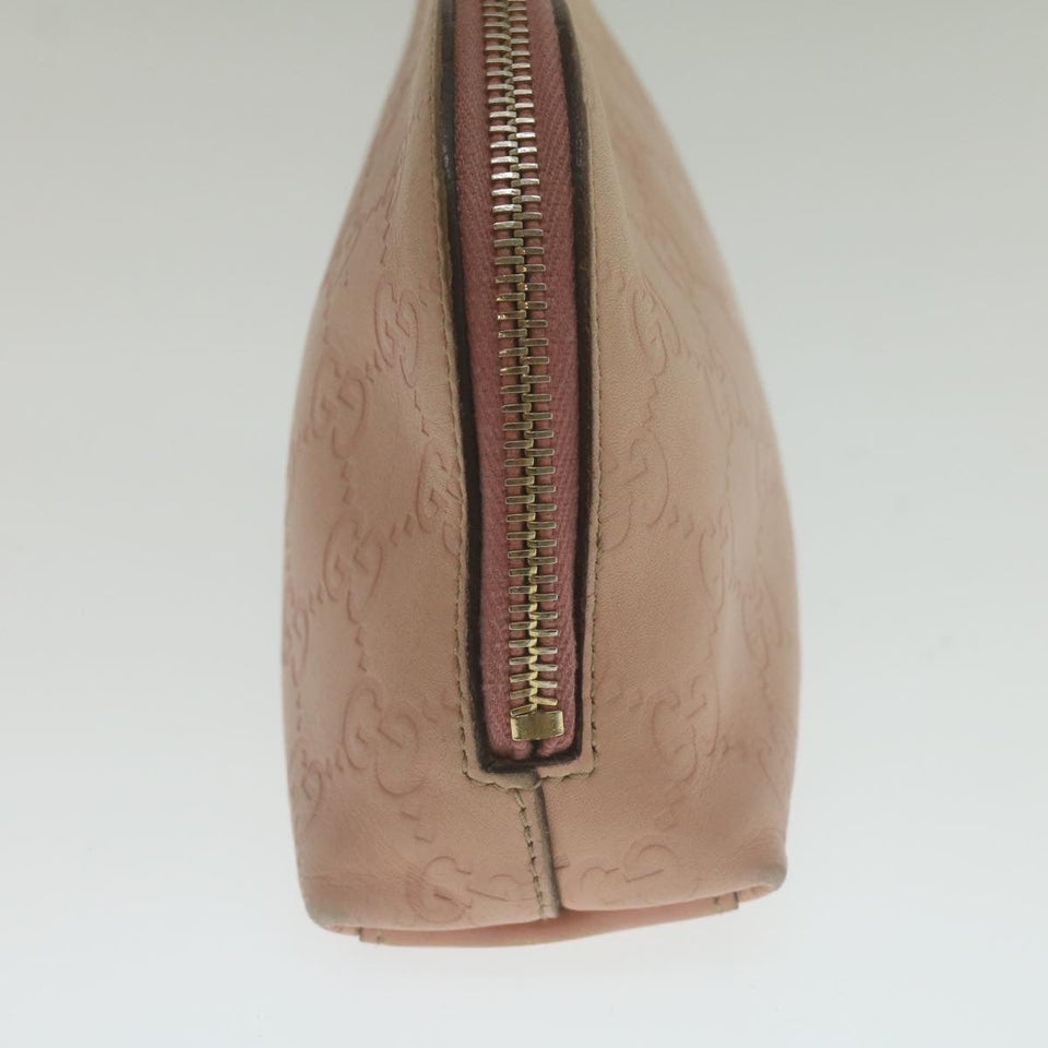 Gucci GuccissimaLeather GG Canvas Cosmetic Pouch Pink yk4172