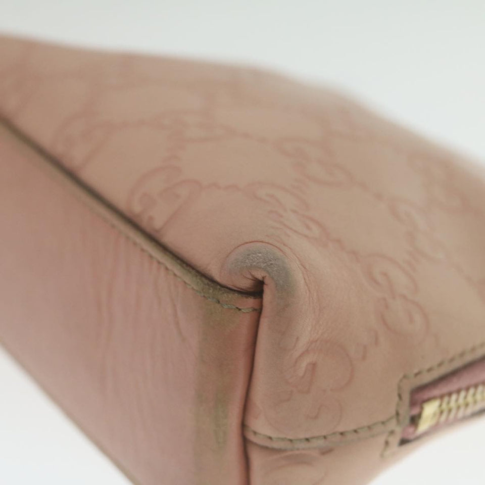 Gucci GuccissimaLeather GG Canvas Cosmetic Pouch Pink yk4172