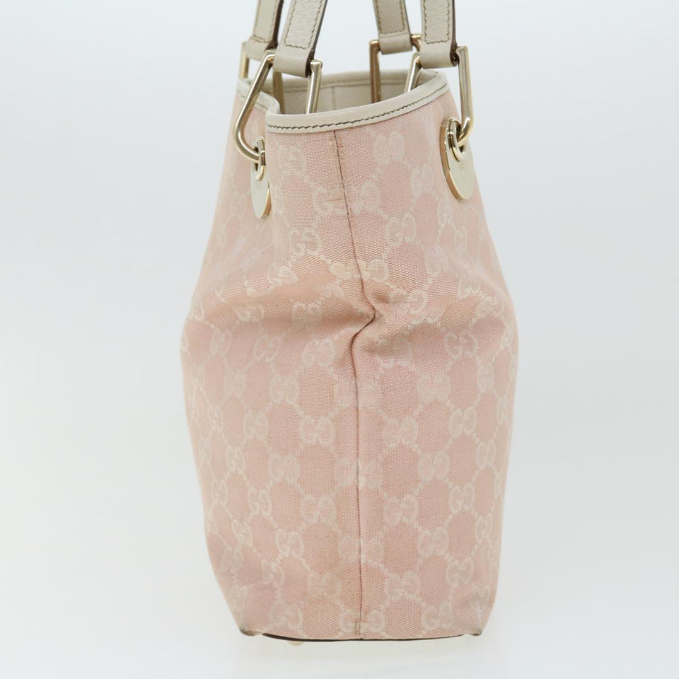 Gucci GG Canvas Tote Bag Pink 120840002404 yk4895