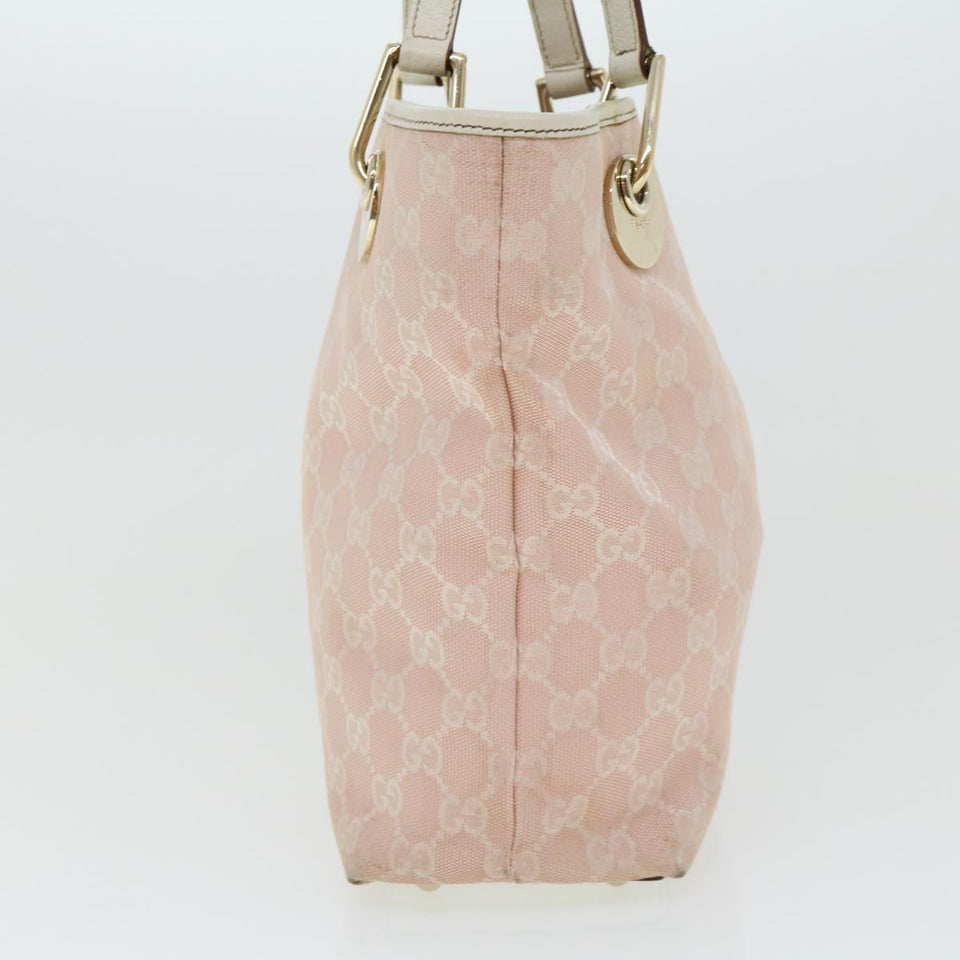 Gucci GG Canvas Tote Bag Pink 120840002404 yk4895