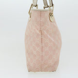 Gucci GG Canvas Tote Bag Pink 120840002404 yk4895
