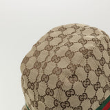 Gucci Web Sherry Line GG Canvas Hat Beige Green Red yk4943