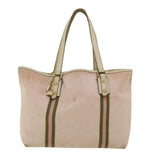 Gucci GG Canvas Sherry Line Shoulder Bag 2Set Pink Beige yk5006