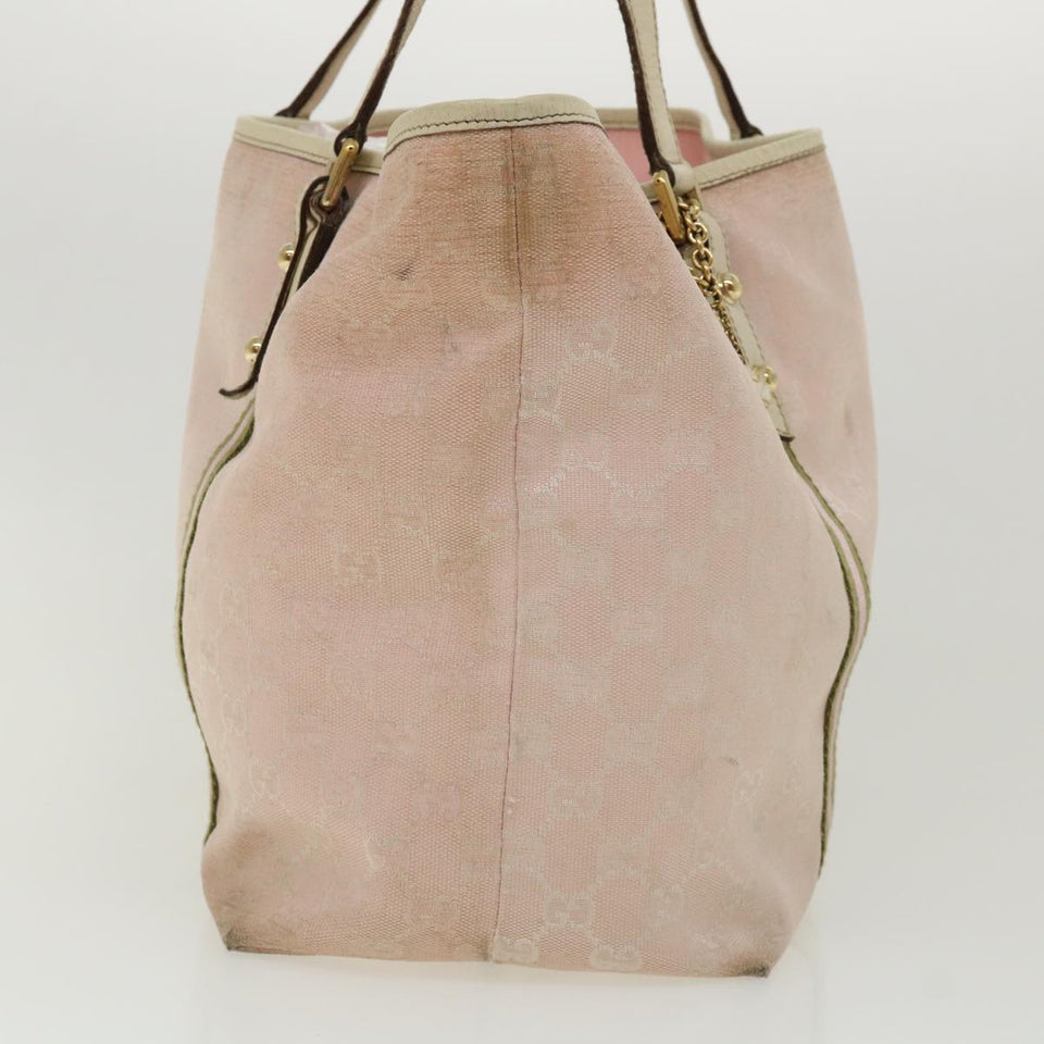 Gucci GG Canvas Sherry Line Shoulder Bag 2Set Pink Beige yk5006