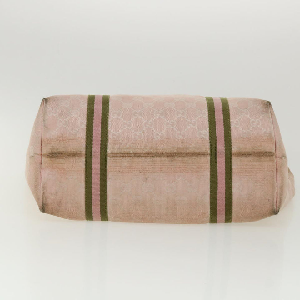 Gucci GG Canvas Sherry Line Shoulder Bag 2Set Pink Beige yk5006
