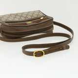 Gucci GG Canvas Web Sherry Line Shoulder Bag Beige Red Green yk5362